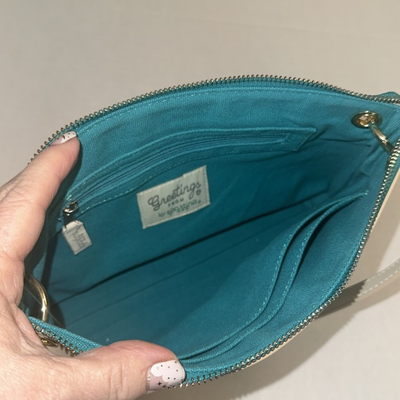 Spartina 449 Greetings From The Caribbean Sea Crossbody Bag NWOT - Picture 12 of 16